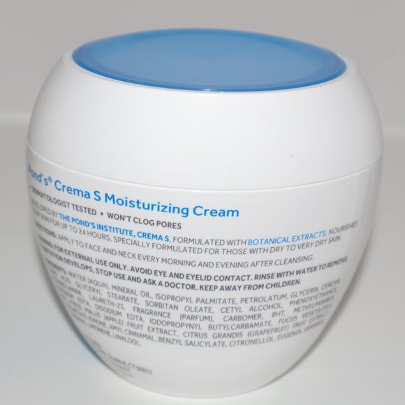 Pond’s Crema S 24 Hour Moisturizer – 14.1 oz – New (Flawed Jar) - Picture 3 of 14